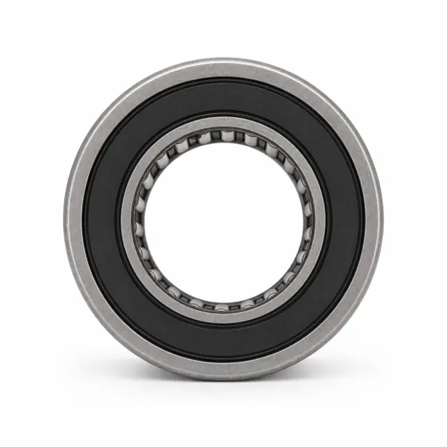 HK 2RS needle roller bearing front view